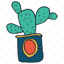 art, cactus, hand draw, succulent