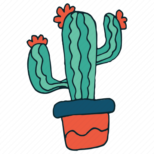 Cactus, hand draw, succulent icon - Download on Iconfinder