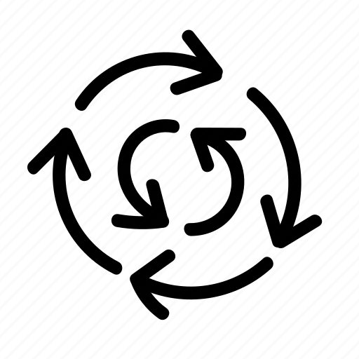 Arrow, circle, geo, handwritten, round, sketch icon - Download on Iconfinder