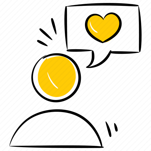Love chat, romantic chat, romantic message, communication, conversation illustration - Download on Iconfinder