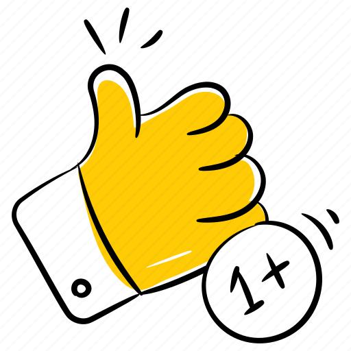 Positive feedback, likes, good feedback, response, thumbs up illustration - Download on Iconfinder