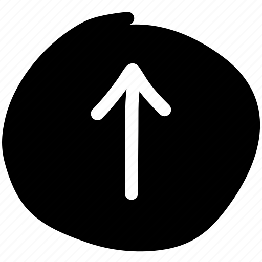 Up, arrow, circle, solid, navigation icon - Download on Iconfinder