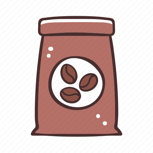 Coffee, drink, sack, ingredient, grain icon - Download on Iconfinder