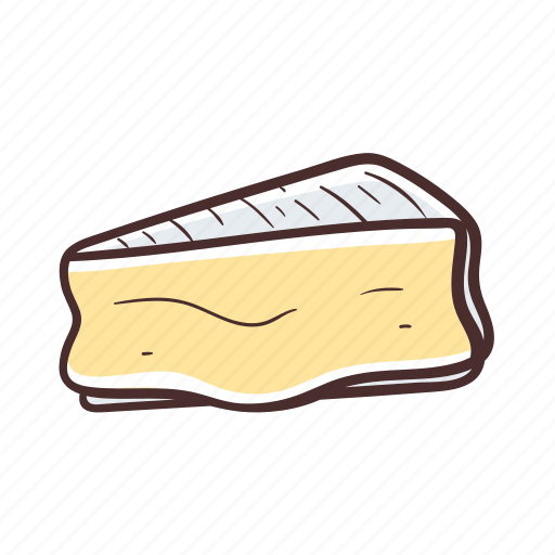 Brie cheese, food, cooking, ingredient icon - Download on Iconfinder
