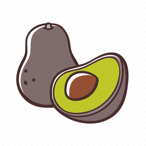 Avocado, fruit, food, healthy, organic icon - Download on Iconfinder