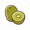 kiwi, fruit, food, healthy, organic
