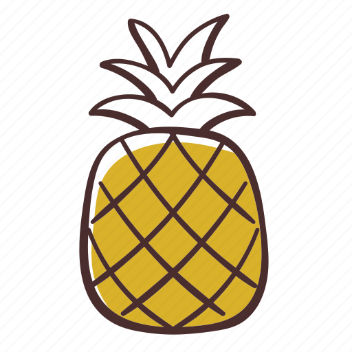 Pineapple, fruit, food, healthy, organic icon - Download on Iconfinder