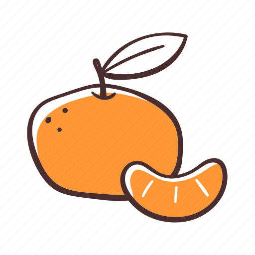 Tangerine, fruit, food, healthy, organic icon - Download on Iconfinder
