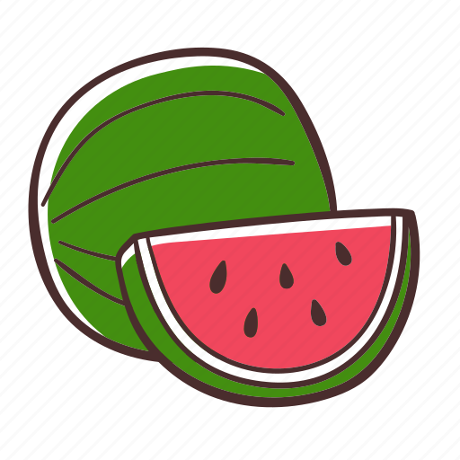 Watermelon, fruit, food, healthy, organic, slice icon - Download on Iconfinder