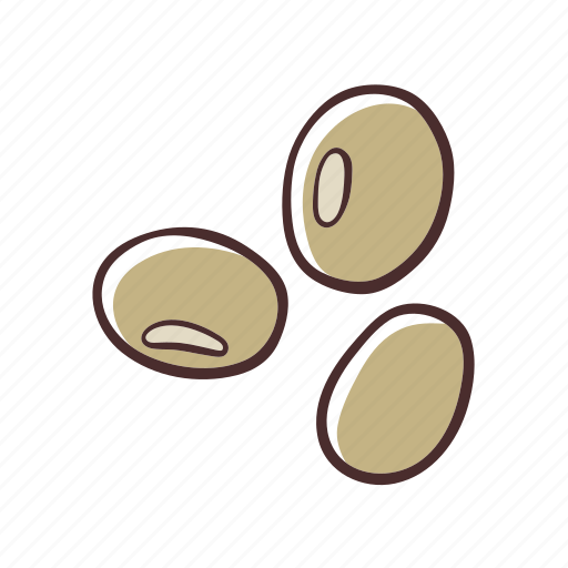 Soybeans, food, legume, cooking, ingredient, soy icon - Download on Iconfinder