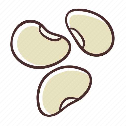 White beans, food, legume, cooking, ingredient icon - Download on Iconfinder
