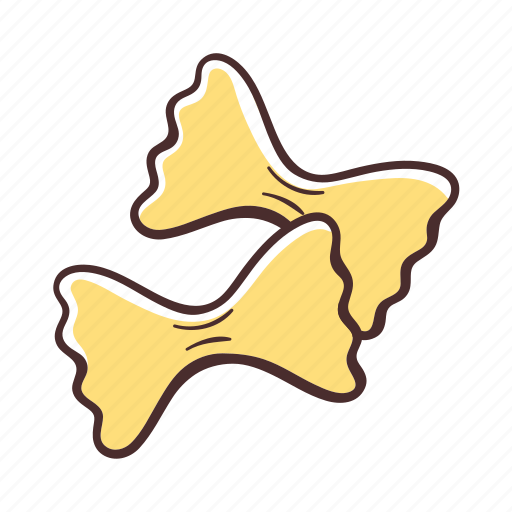 Farfalle, pasta, italian food, food, ingredient, cooking icon - Download on Iconfinder