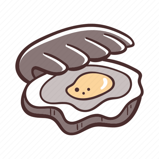 Oyster, seafood, sea, cooking, ingredient, seashell icon - Download on Iconfinder
