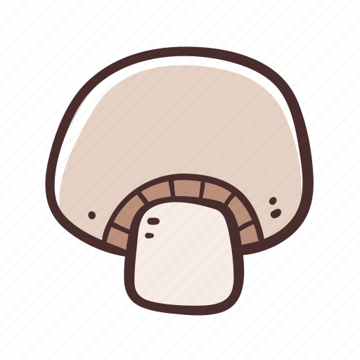 White button, food, cooking, mushroom, vegetable, fungus, fungi icon - Download on Iconfinder