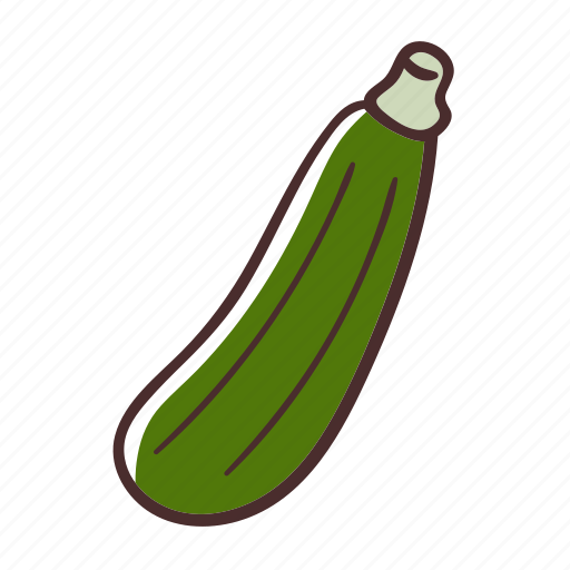 Zucchini, food, vegetable, cooking, vegetarian icon - Download on Iconfinder