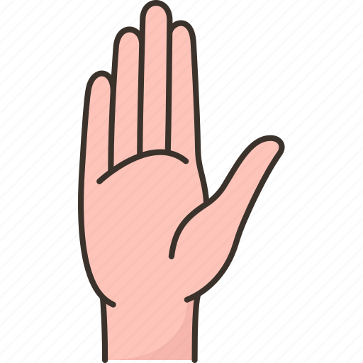 Talk, hand, palm, sign, stop icon - Download on Iconfinder