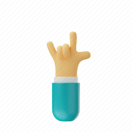 Rock, roll, hand, gesture, sign, emoji, stiker icon - Download on Iconfinder