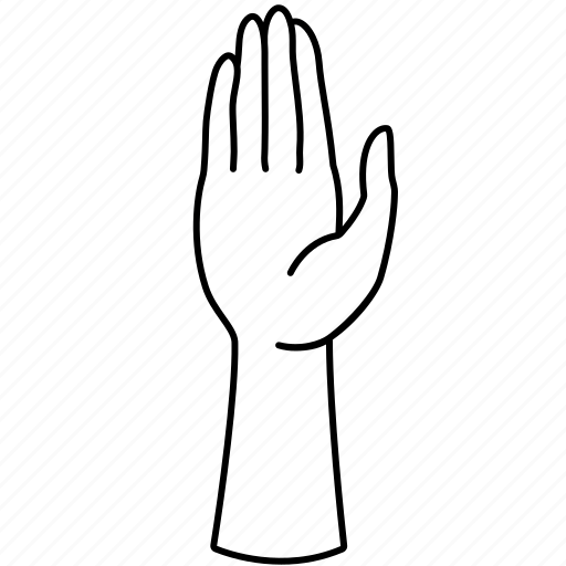 Stop, hand, gesture, beauty, woman, fingers, palm icon - Download on Iconfinder
