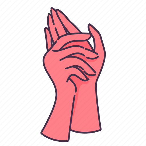 Hand, gesture, feminine, beauty, woman, fingers, pat icon - Download on Iconfinder