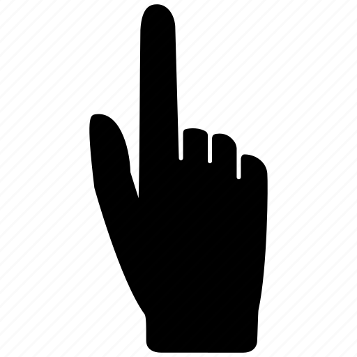 Finger, gesture, hand, point, pointer icon - Download on Iconfinder