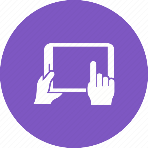 Computer, digital, hand, information, keyboard, laptop, tablet icon - Download on Iconfinder