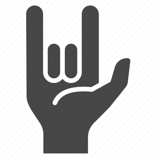 Fingers, gesture, hand, love, rock, sign icon - Download on Iconfinder