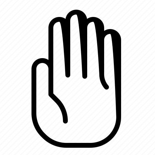 Hand, full, interaction, gesture icon - Download on Iconfinder