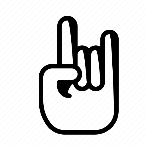 Hand, metal, interaction, gesture icon - Download on Iconfinder