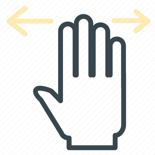 Full, gesture, hand, left, move, right icon - Download on Iconfinder