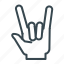 gesture, hand, metal, rock 