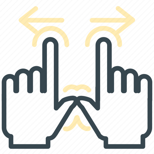 Arrows, gestures, hand, in, two, zoom icon - Download on Iconfinder
