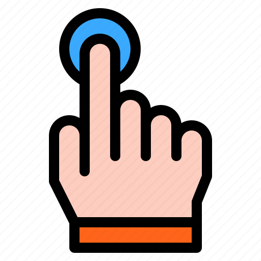 Touch, hand, hands, and, gestures, sign icon - Download on Iconfinder