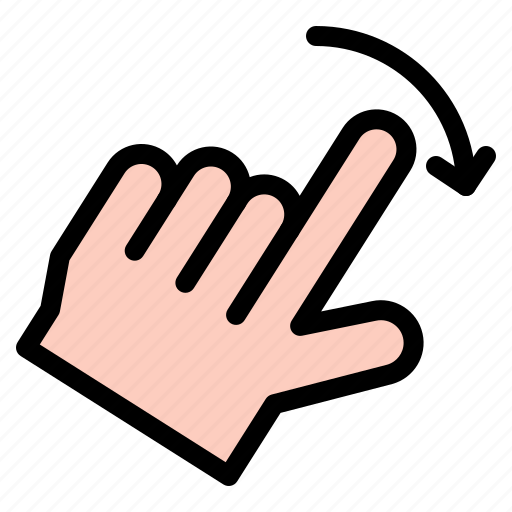 Rotate, hand, hands, and, gestures, sign icon - Download on Iconfinder