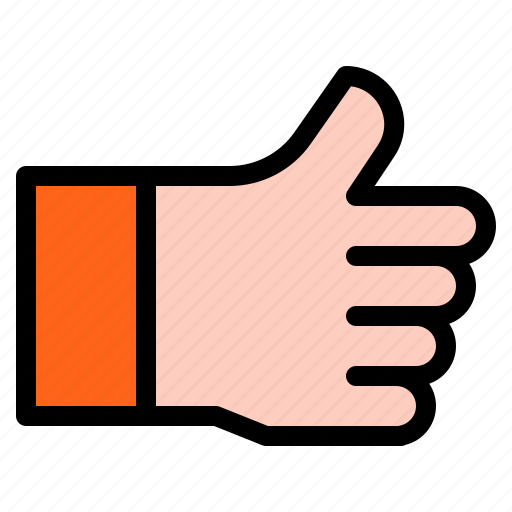 Thumb, up, hand, hands, and, gestures, sign icon - Download on Iconfinder