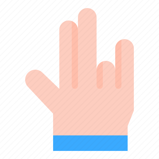 Shocker, hand, hands, and, gestures, sign icon - Download on Iconfinder