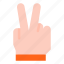victory, hand, hands, and, gestures, sign 