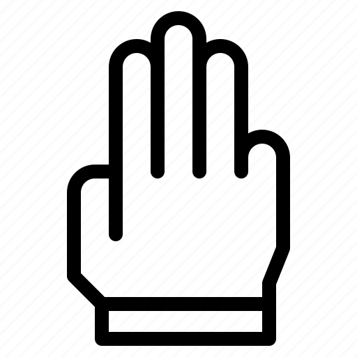 Five, hand, hands, and, gestures, sign icon - Download on Iconfinder