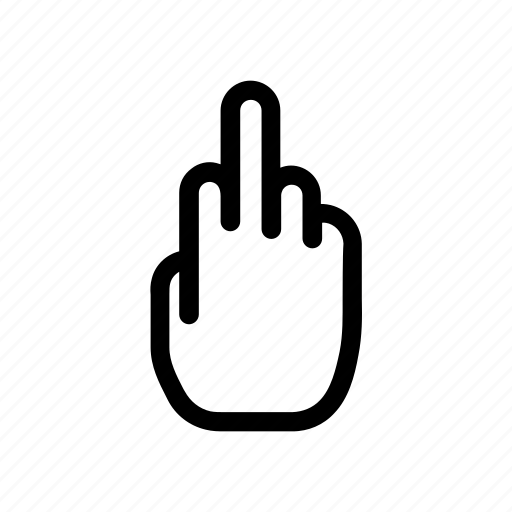 Finger, gesture, hand, offensive, sign icon - Download on Iconfinder