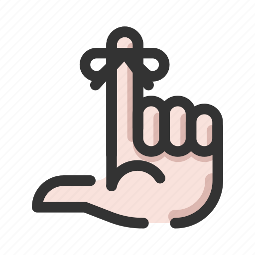 Gesture, hand, reminder icon - Download on Iconfinder