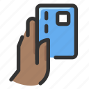 card, credit, gesture, hand, payment