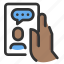 chat, gesture, hand, phone 