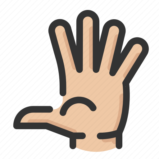 Count, five, gesture, hand icon - Download on Iconfinder
