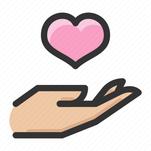 Charity, gesture, give, hand, love icon - Download on Iconfinder