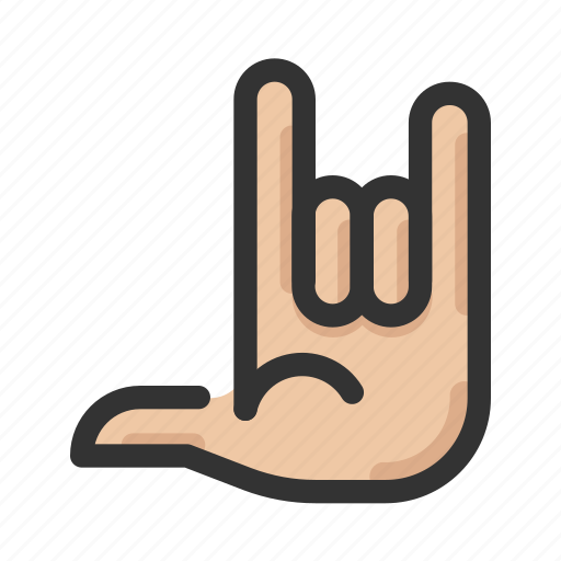 Devil, gesture, hand, horns, love icon - Download on Iconfinder