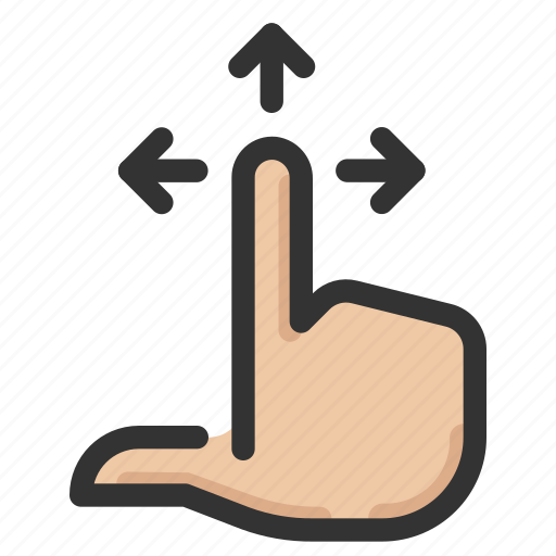 Gesture, hand, move, point icon - Download on Iconfinder