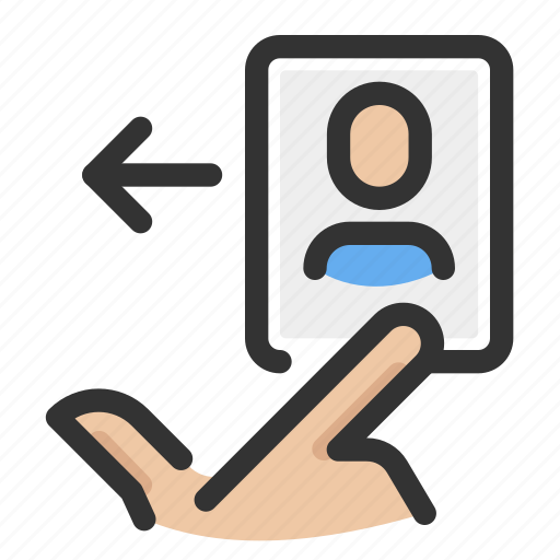 Gesture, hand, left, swipe, tinder icon - Download on Iconfinder