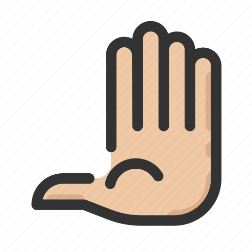 Fingers, gestures, hand, palm icon - Download on Iconfinder