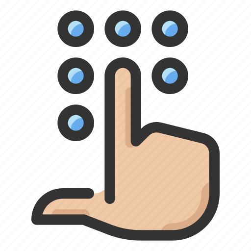 Finger, gesutre, hand, keypad icon - Download on Iconfinder