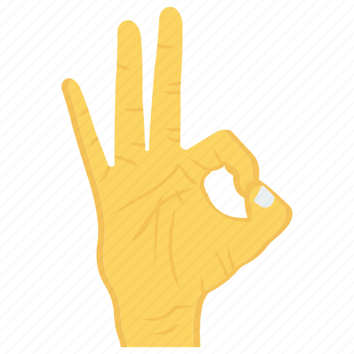 Finger, gesture, hand, interactive, ok icon - Download on Iconfinder