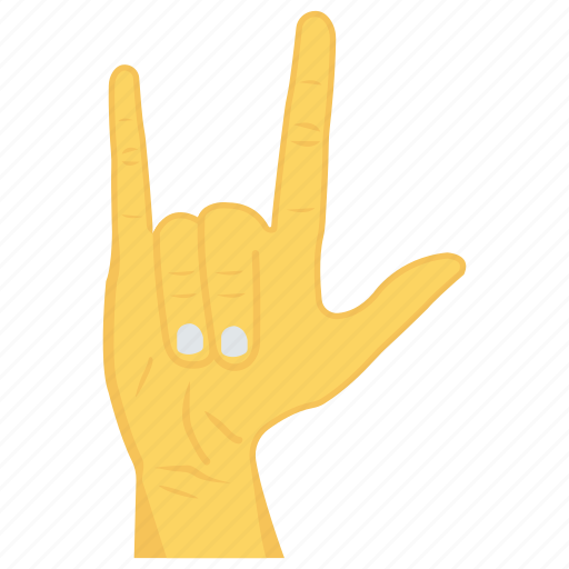 Finger, gesture, hand, interactive, rock icon - Download on Iconfinder